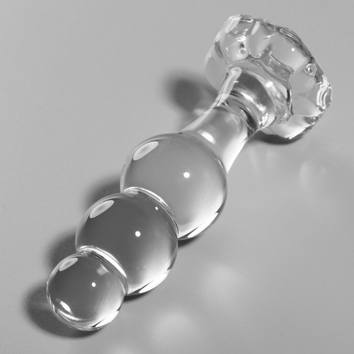 Nebula Series Clear Crystal Butt Plug - Elegant Pleasure