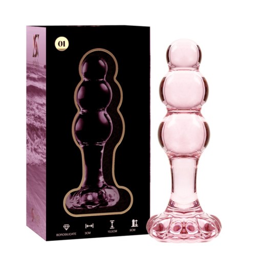 Nebula Series Model 1 Crystal Pink Plug - 10.5cm