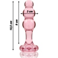 Nebula Series Model 1 Crystal Pink Plug - 10.5cm