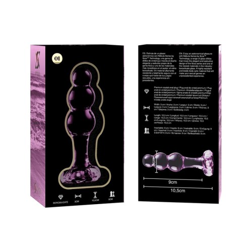 Nebula Series Model 1 Crystal Pink Plug - 10.5cm