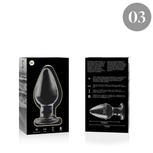 Plug Anal Cristal Borosilicato Diseñado