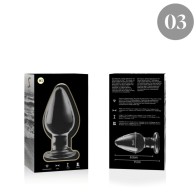 Designed Borosilicate Glass Anal Plug