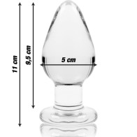 Designed Borosilicate Glass Anal Plug
