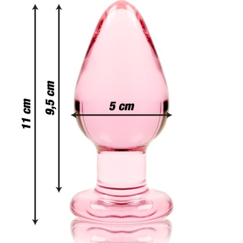 Nebula Series Pink Crystal Plug for Elegant Pleasure