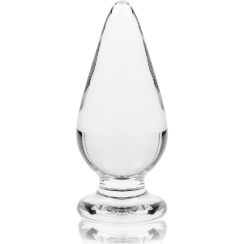 Nebula Series Transparent Glass Anal Plug for Unique Sensations
