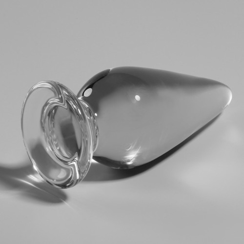 Nebula Series Transparent Glass Anal Plug for Unique Sensations