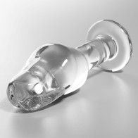 Nebula Series Model 6 Transparent Glass Plug 12.5 cm