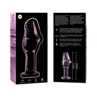 Modelo 6 Plug Cristal Rosa 12.5 Cm