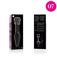 Modelo 7 Plug Cristal Rosa 13.5 Cm -o- 3 Cm