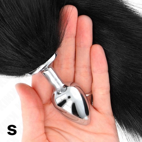 Kink - Anal Plug Size S 7 x 3 cm with Synthetic Tail