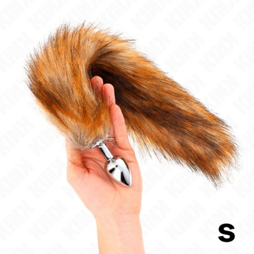 Kink Small Anal Plug with Synthetic Tail