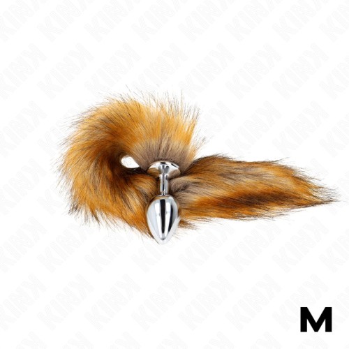 Kink Medium Anal Plug with Synthetic Tail