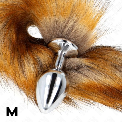 Kink Medium Anal Plug with Synthetic Tail