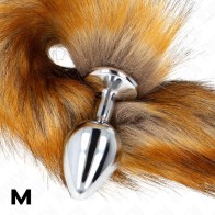 Kink Medium Anal Plug with Synthetic Tail