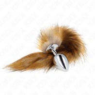 Kink Large Anal Plug Synthetic Tail 10 x 4 cm Brown