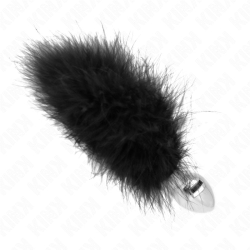 Kink Anal Plug with Tail Stainless Steel