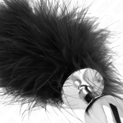 Kink Anal Plug with Tail Stainless Steel