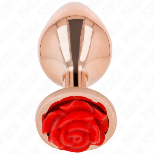 Kink Rose Gold Butt Plug for Elegant Pleasure