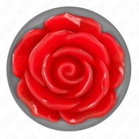 Kink Pink Red Metal Anal Plug