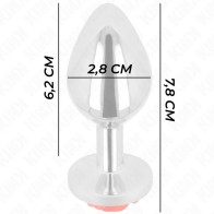 Kink Anal Plug with Rose for Elegant Exploration