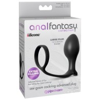 Ass-Gasm Advanced Ring with Anal Plug for Ultimate Pleasure