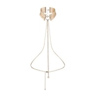 Bijoux Désir Métallique Collar Metálico Dorado
