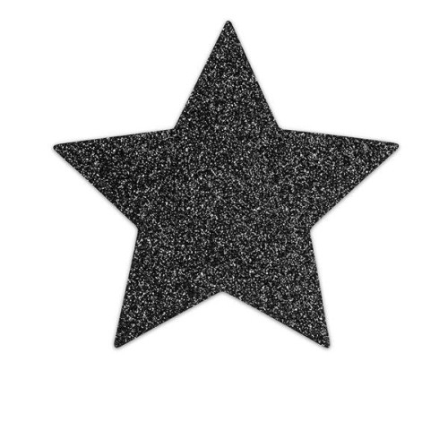 Bijoux Indiscrets Flash Star Nipple Covers Black