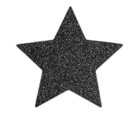 Bijoux Indiscrets Flash Star Nipple Covers Black