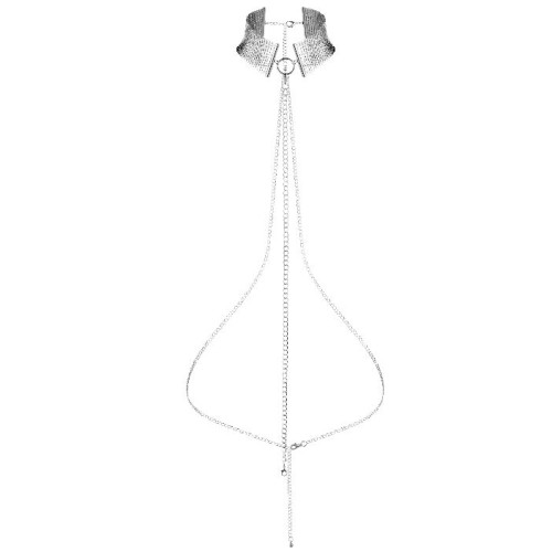 Bijoux Metallic Desire Silver Collar - Elegant Bondage