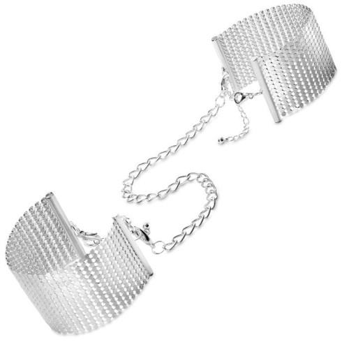Bijoux Désir Métallique Silver Handcuffs