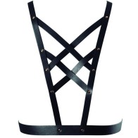 Bijoux Indiscrets Black Crossed Harness