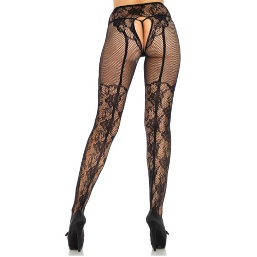Leg Avenue High Thighs Floral Design