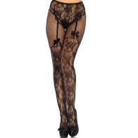 Leg Avenue High Thighs Floral Design