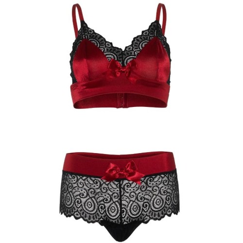 Leg Avenue 2 Piece Red and Black Set