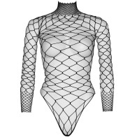 Leg Avenue Black Long Sleeve Teddy