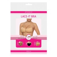 Bye-bra Lace-it Push Up Bra - A Cup, Beige