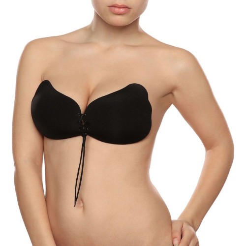 Bye-bra Push-up Lace-it Bra Black Cup B - Ultimate Silhouette