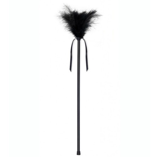 Secretplay Black Feather Duster - Sensual Massage Tool