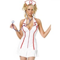 Nurse Costume 3-Piece Set - Seductive Outfit