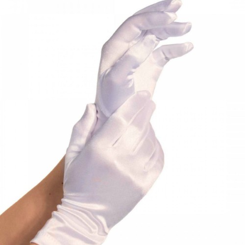 Guantes Satin Blanco Elegantes Para Eventos