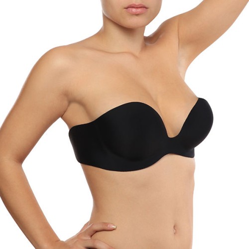 Bye-bra Gala Strapless Bra C Cup Black - Ultimate Comfort