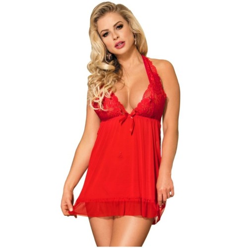 Sublime Red Floral Babydoll L/XL - Ultimate Elegance