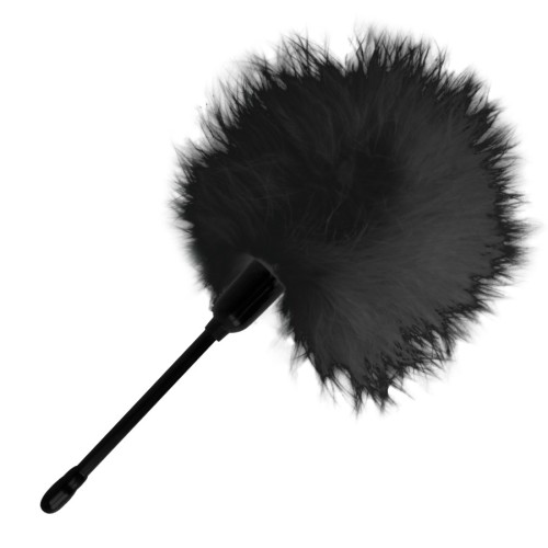 Pluma Estimuladora Negra para Juegos Eróticos y Cosquilleos
