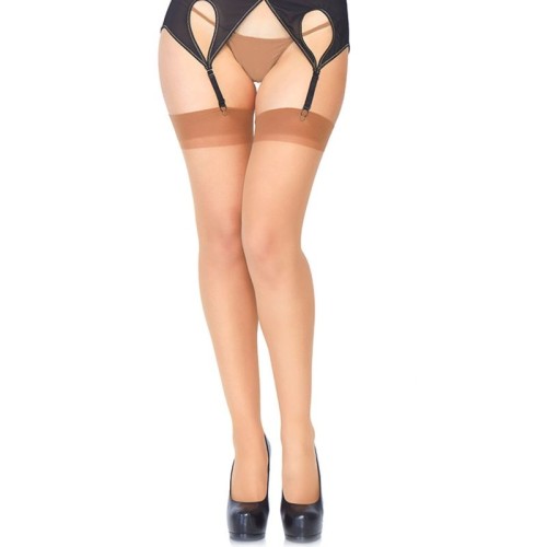 Transparent Brown Stockings by Leg Avenue