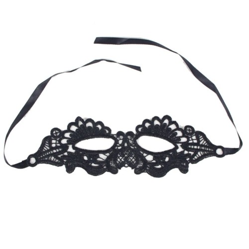 Black Lace Eye Mask - One Size