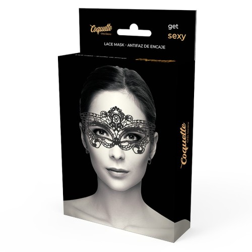 Coquette Chic Desire Fine Black Lace Eye Mask