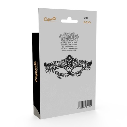 Coquette Chic Desire Fine Black Lace Eye Mask