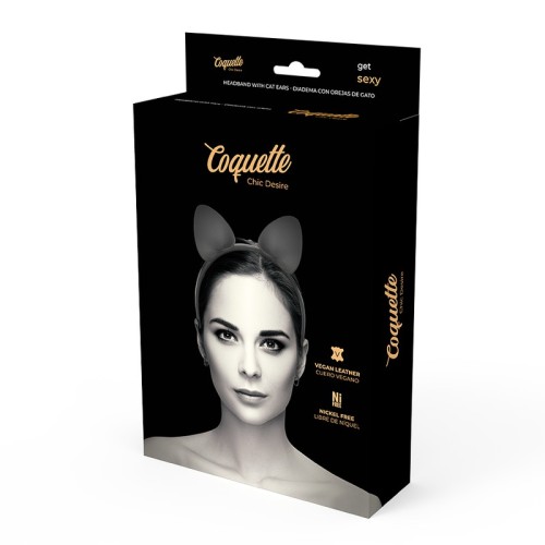 Coquette Chic Desire Cat Ears Headband for Lingerie