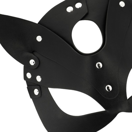 Vegan Leather Cat Ears Mask - Coquette Chic Desire