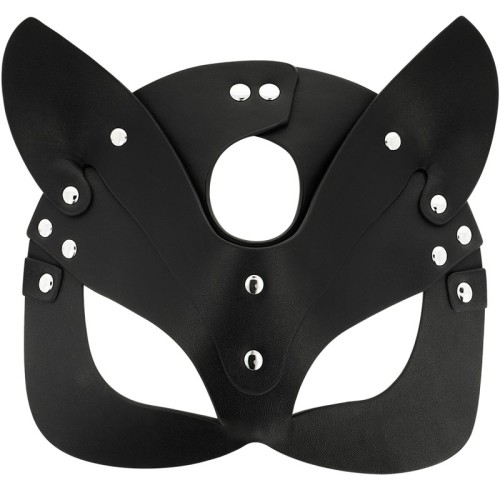 Vegan Leather Cat Ears Mask - Coquette Chic Desire